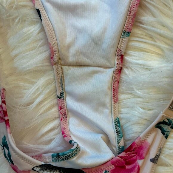 Victoria's Secret Bombshell Floral Rhinestone Shine Bikini - 36B | M - Picture 6 of 6